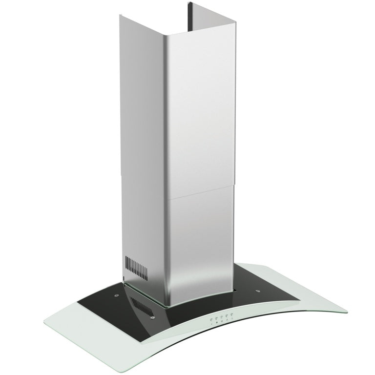 Kitchenplus Curved Glass Cooker Hood