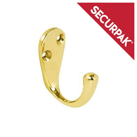 Securpak Coat Hook Single 50mm BP