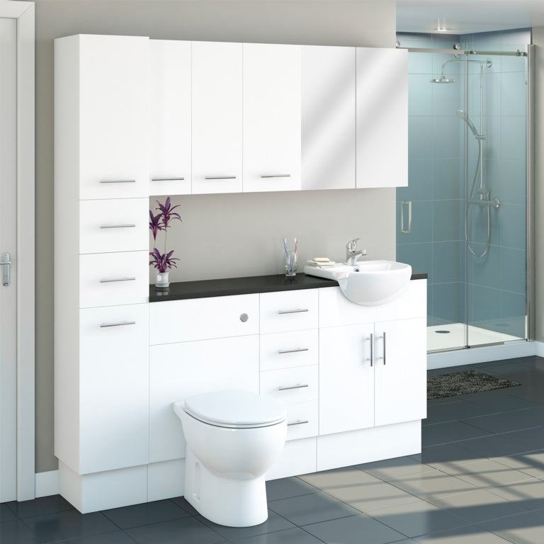 SP Rydal Modular Gloss White Plinth 2400mm