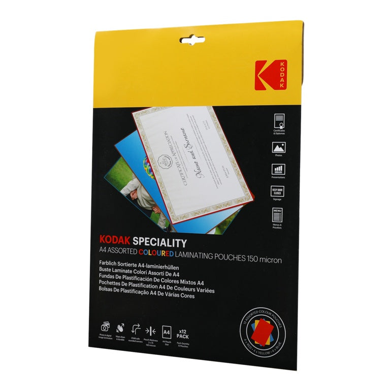Kodak A4 Laminating Pouches 150mcn Pack 12