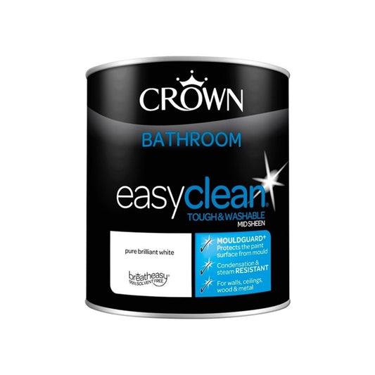 Crown Easyclean Bathroom Mid Sheen 1L