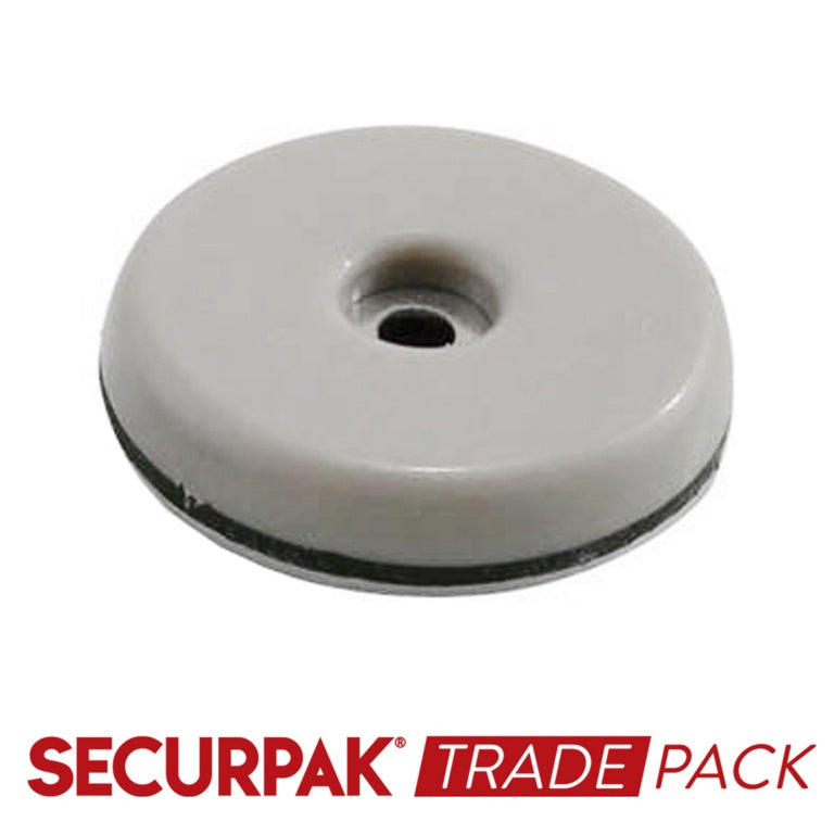 Securpak Slide Glides Screw Fix/Adh.25mm 8 Pack
