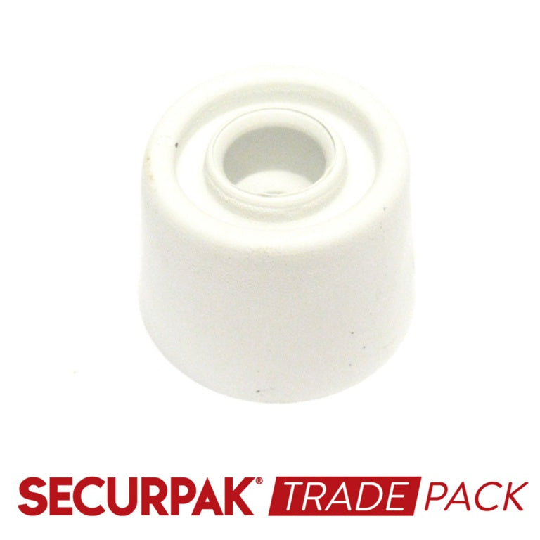 Securpak Door Stop White 32mm 20 Pack