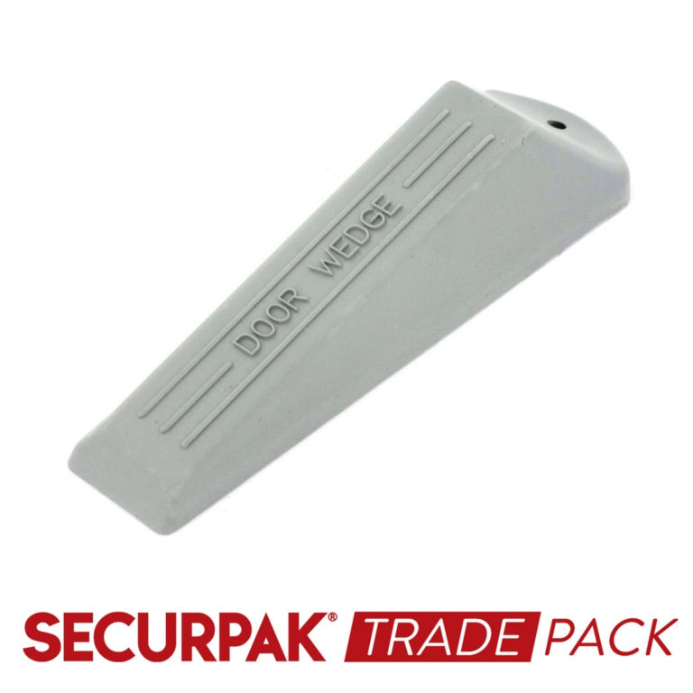 Securpak Door Wedge Rubber Grey 140mm 4 Pack