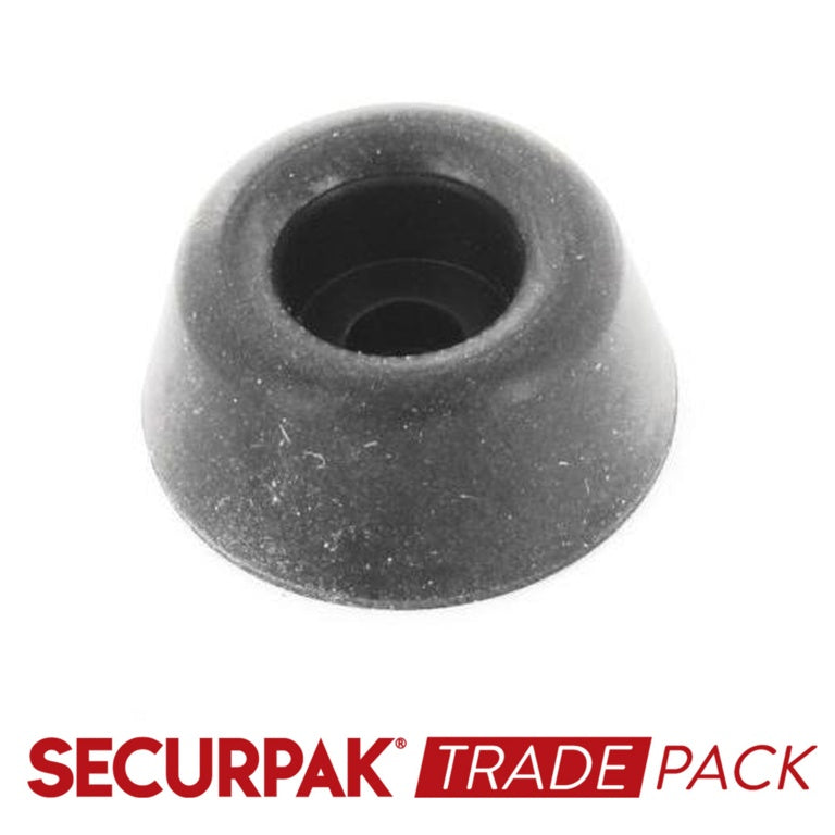 Securpak Seat Buffer Black 19mm 50 Pack
