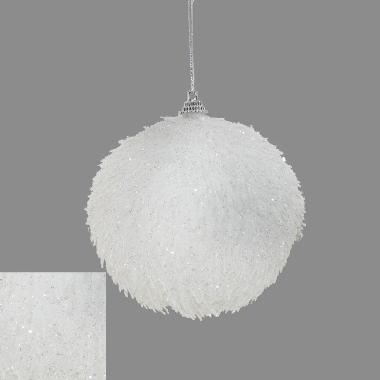 Davies Products Fluffy Glitter Snowball 10cm