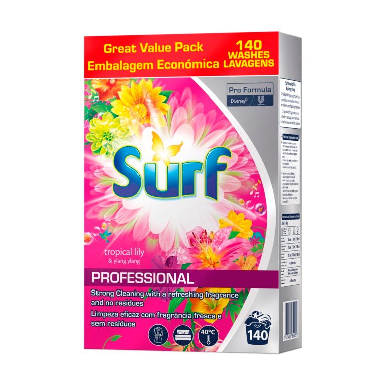 Surf Professional Washing Powder – Tropical Lily, 140 Washes, 8.4kg