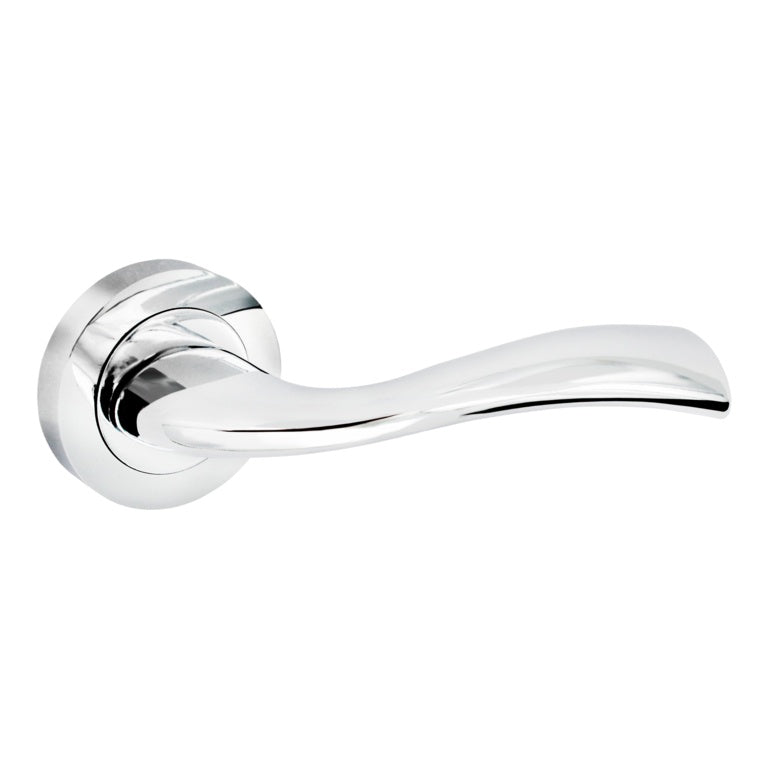 Smiths Architectural Aria Handle Chrome Plated 52mm rose dia.
