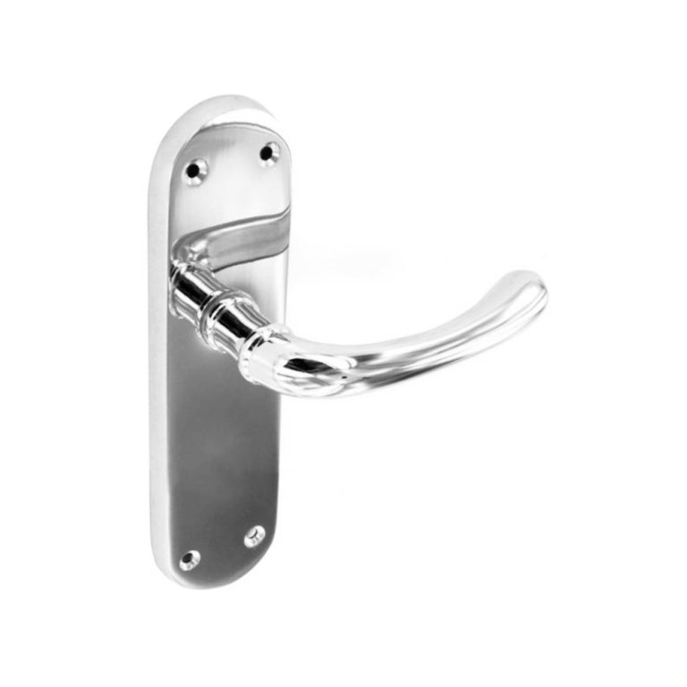 Smiths Architectural Rosa Latch Handle CP 168mm x 44mm