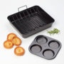 Tala Performance XL Non Stick Eclipse Roaster With Rack & Yorkshire Pudding Tin