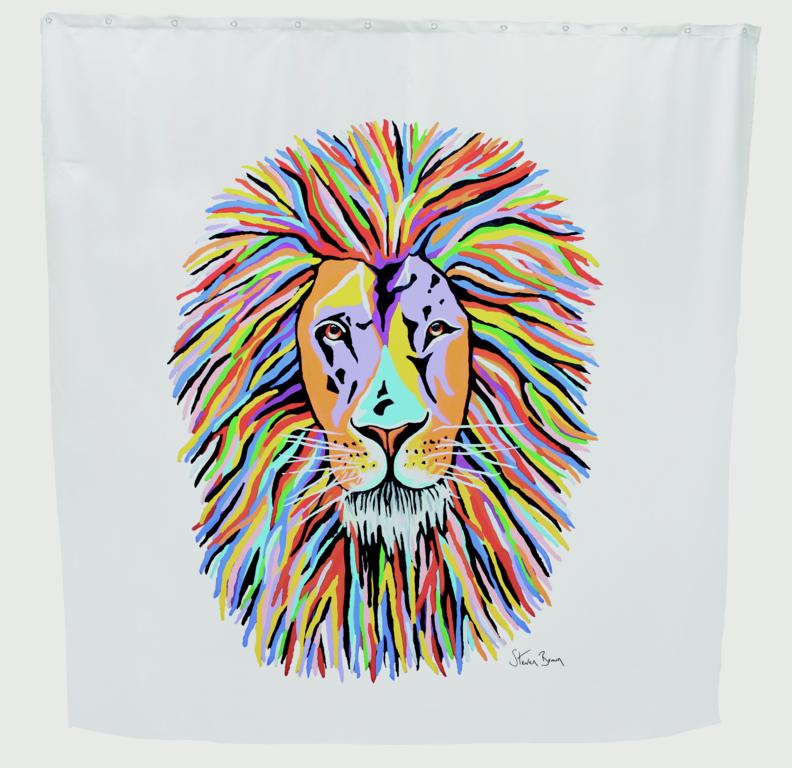 Steven Brown Lewis McZoo Shower Curtain B80