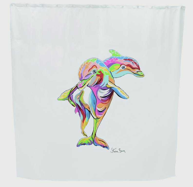 Steven Brown Hannah McWave Shower Curtain B80