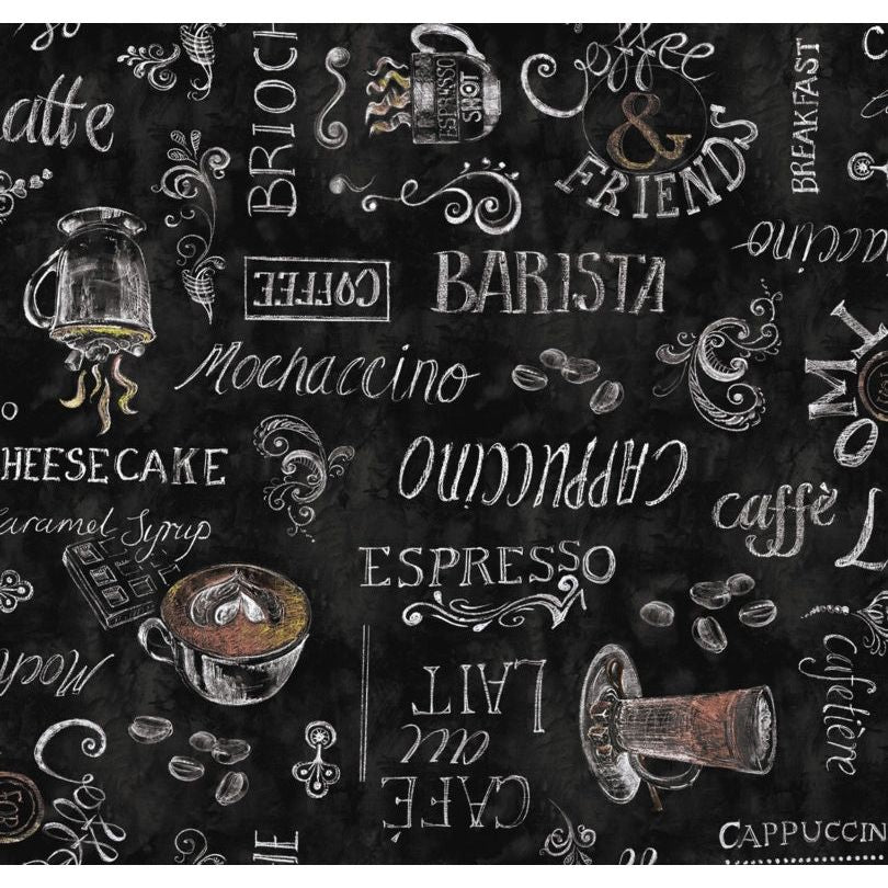 d-c-fix® Manhattan Table Cloth - Ristretto Noir