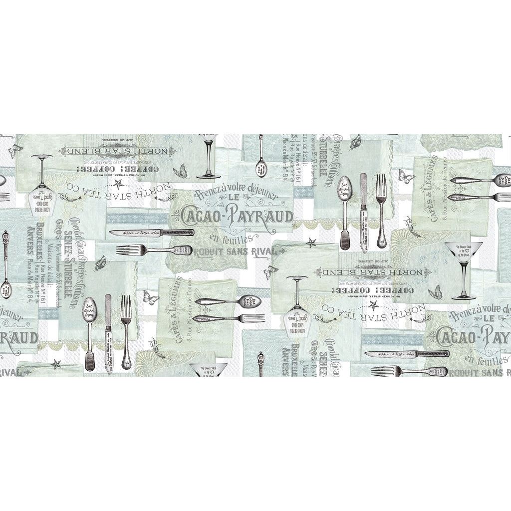 d-c-fix® Manhattan Table Cloth - Gourmet Aqua