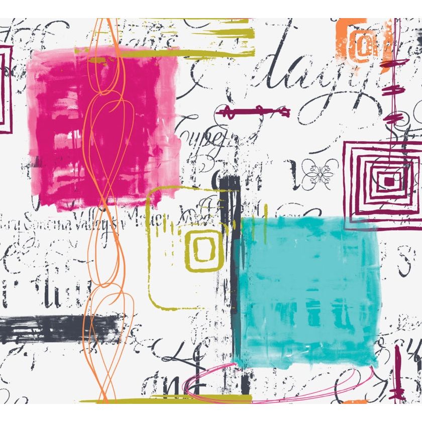 d-c-fix® Manhattan Table Cloth - Lesley Turquoise/Pink