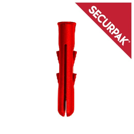Securpak General Purpose Plugs 20 Pack Red
