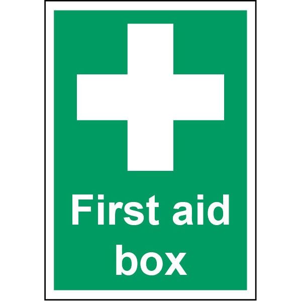 Smiths Architectural First Aid Box Sign 148mmx210mm