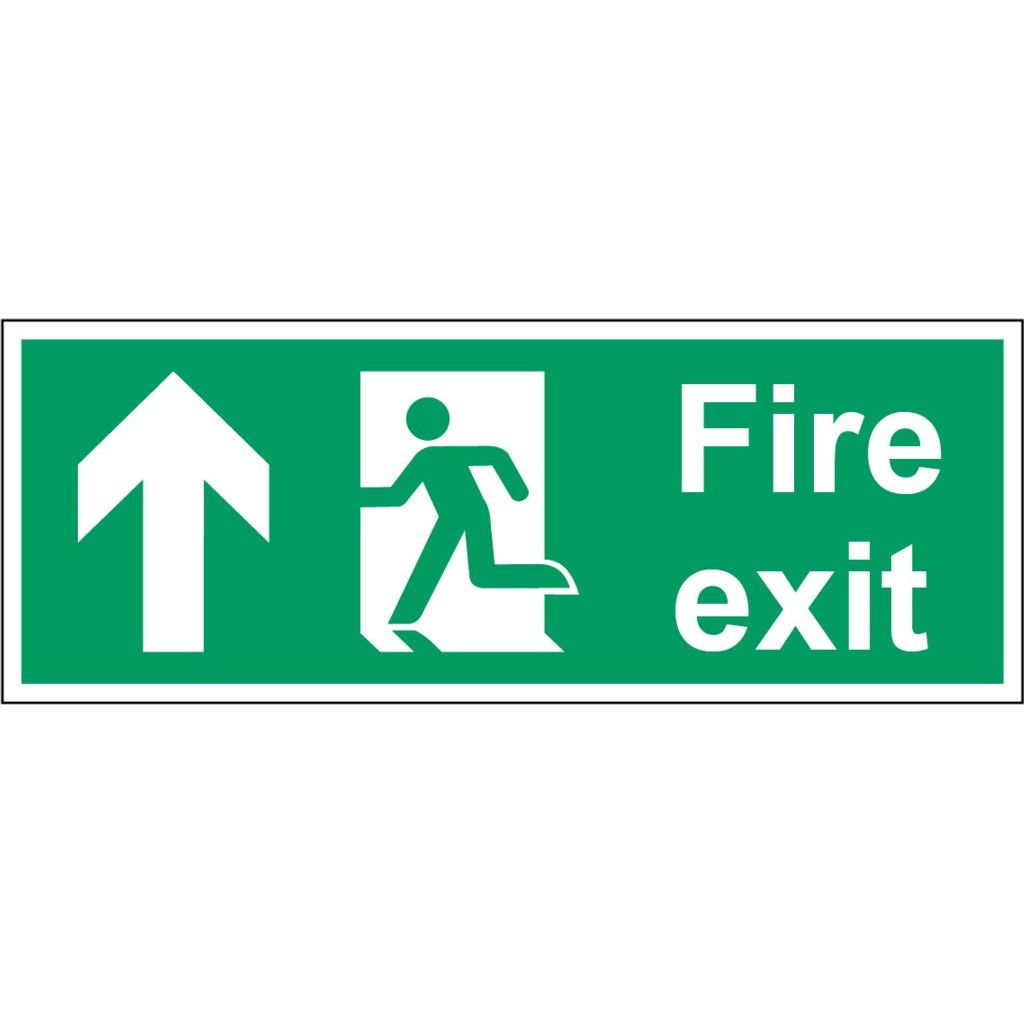Securit Fire Exit Arrow Up