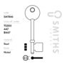 Smiths Locks Yale Mortice Key Blank Pack 10