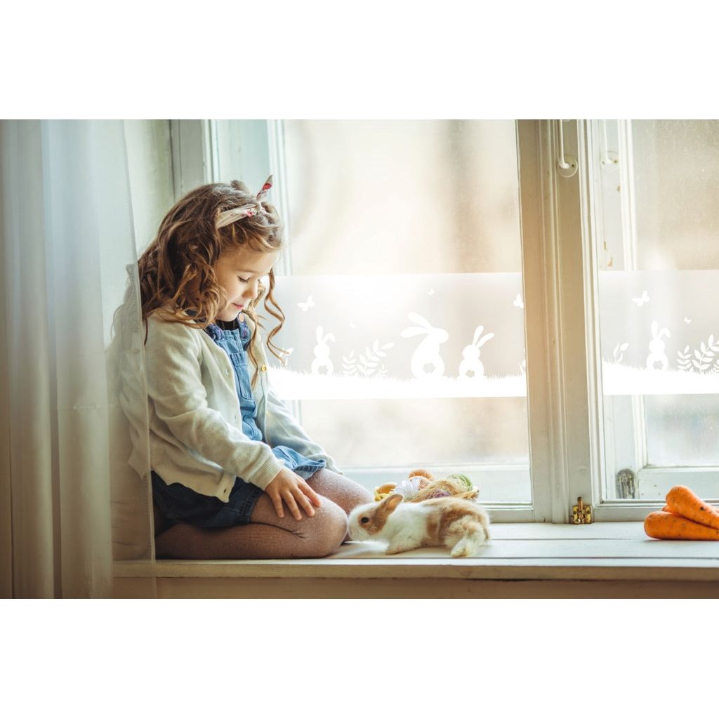 d-c-fix® Static Cling Window Border - Rabbits