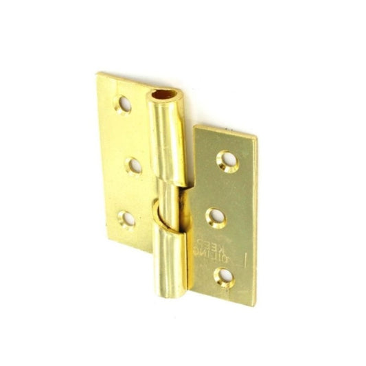 Securit Rising Butt Hinges RH Brass Plated (Pair)
