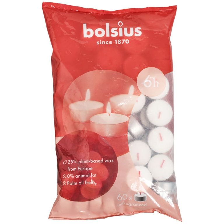 Bolsius Tea Light White