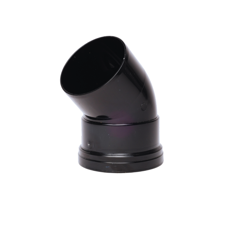 Davant Single Socket 135° Bend Black