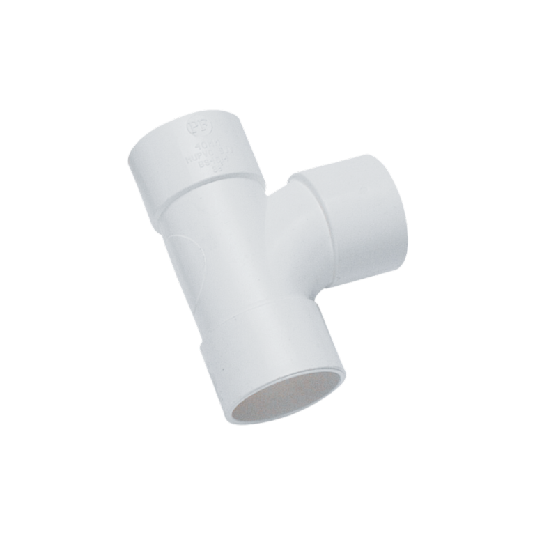 Té balayé par soudure au solvant Davant 92,5° blanc