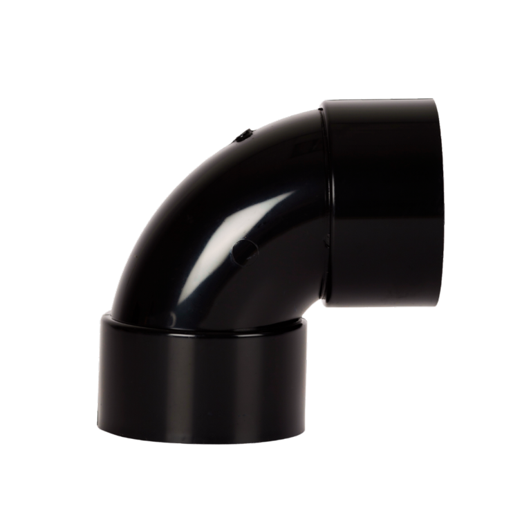 Davant Solvent Weld Swept Bend 92.5° Black
