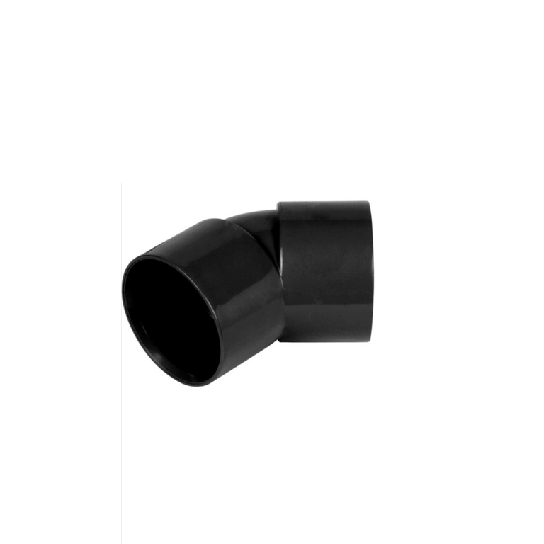 Davant Solvent Weld Obtuse 45° Bend Black