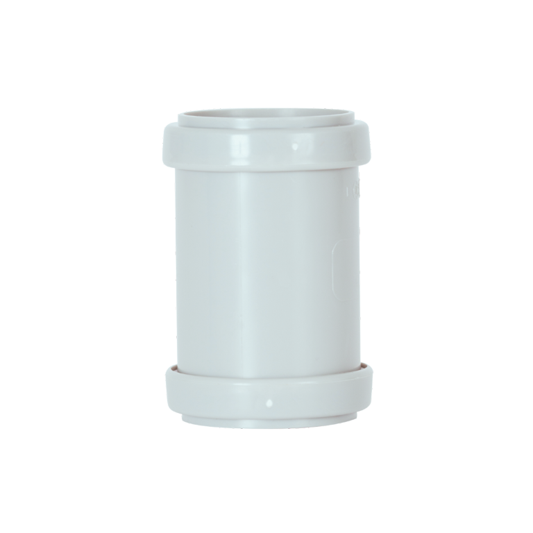 Davant Push Fit Straight Coupling White