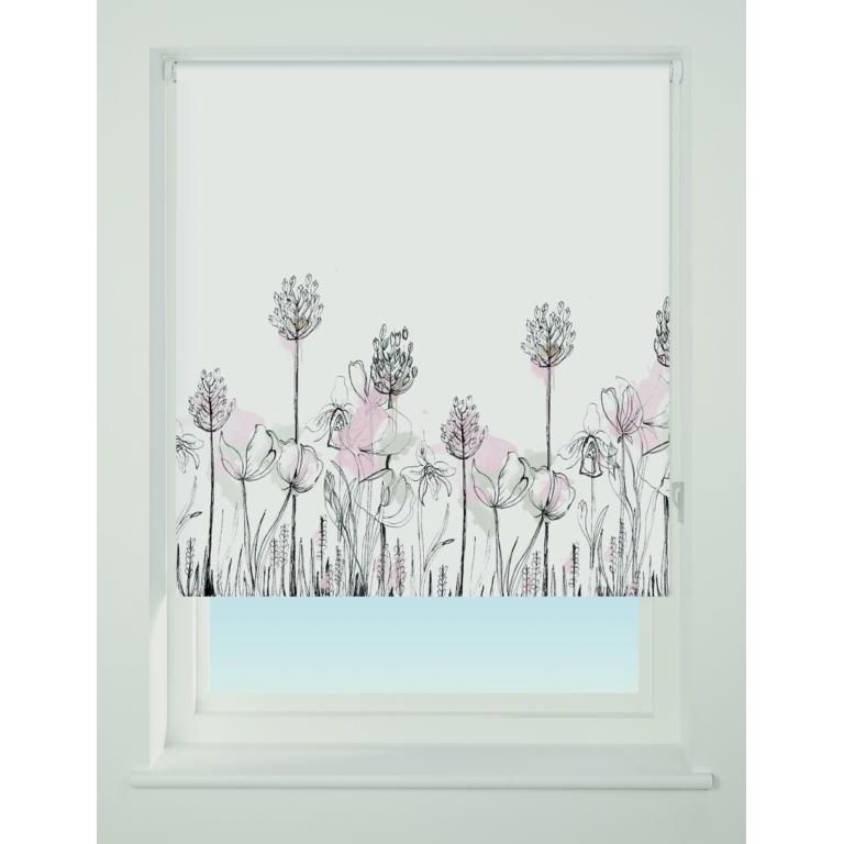 Universal Roller Blind – Floral Border