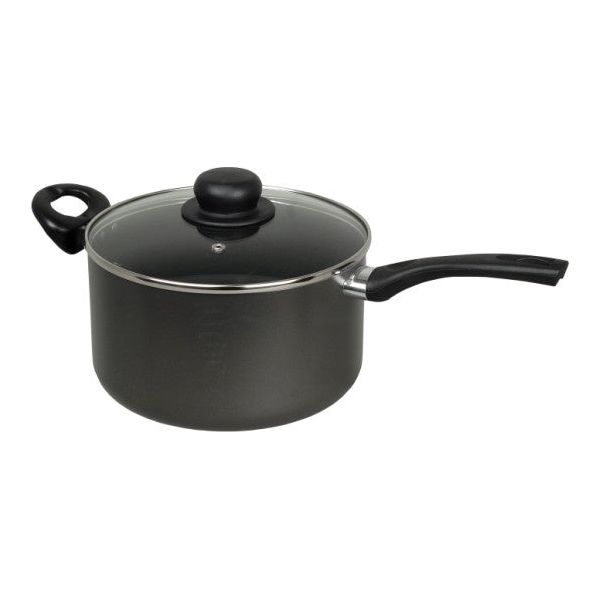 Mtk Housewares Sauce Pan & Glass Lid Non Stick
