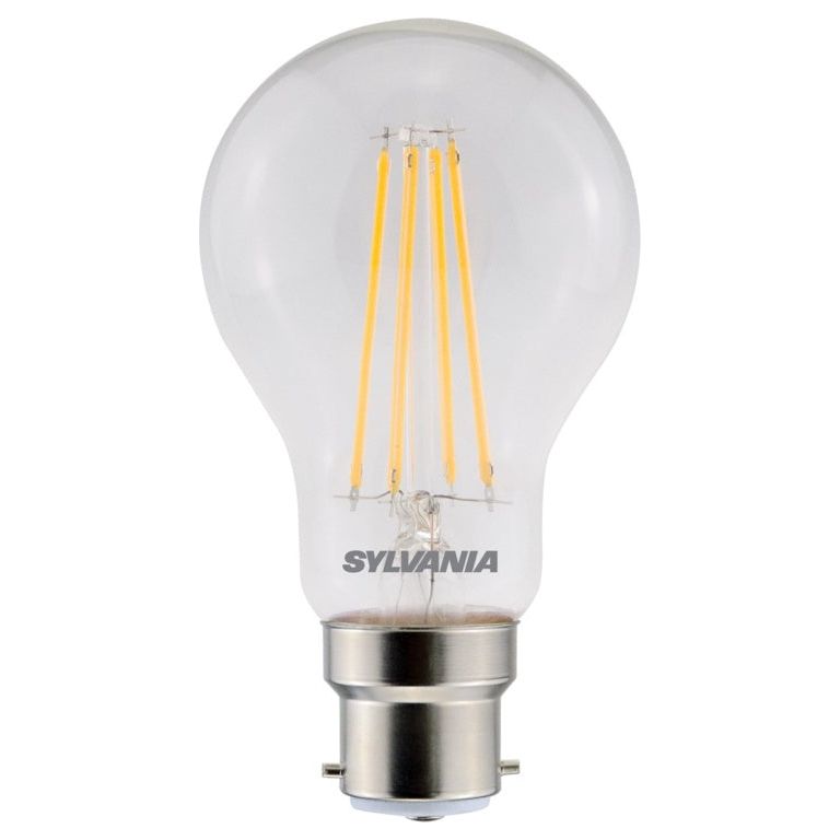 Sylvania Retro GLS Lamp Clear B22 806 Lumen – Warm White