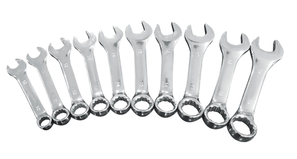 SupaTool Stubby Combination Spanner Set 10 Piece
