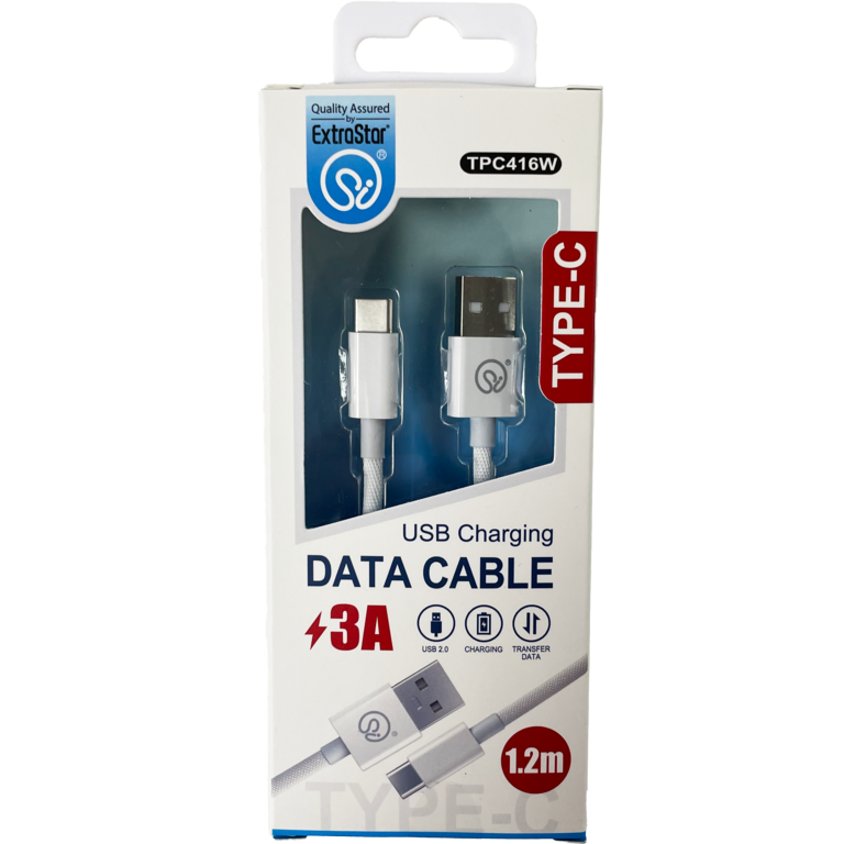Extrastar Type C Charging Data Cable 1.2m