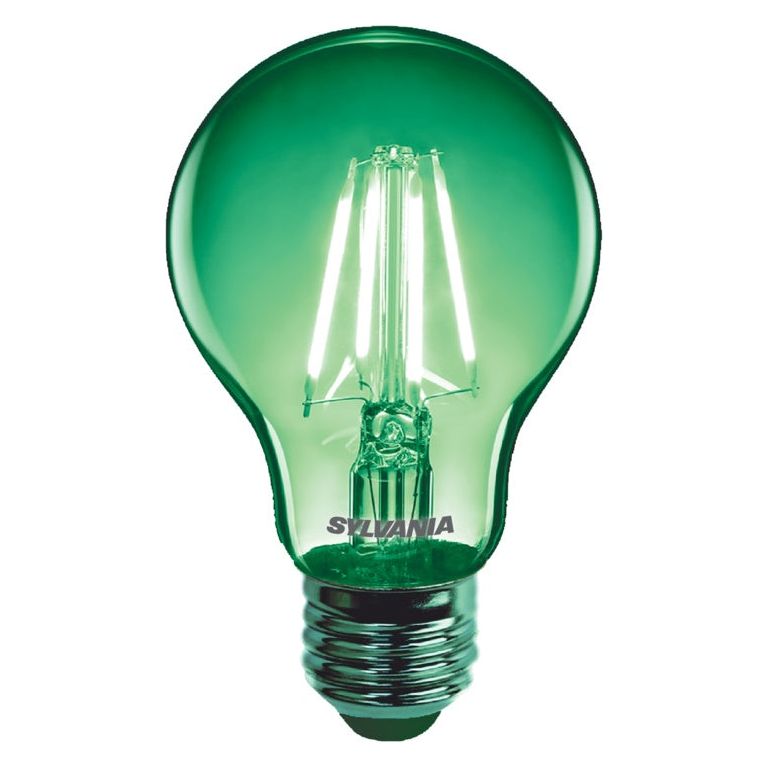Sylvania Toledo Chroma GLS Lamp A60 - Green, E27 ES