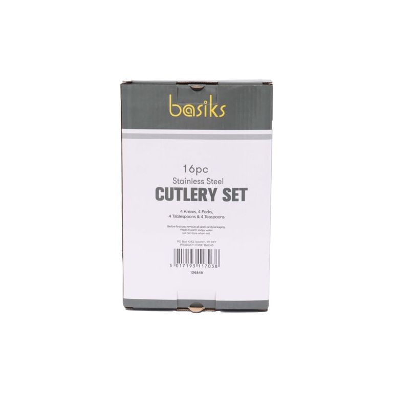 Basiks Stainless Steel Cutlery Set