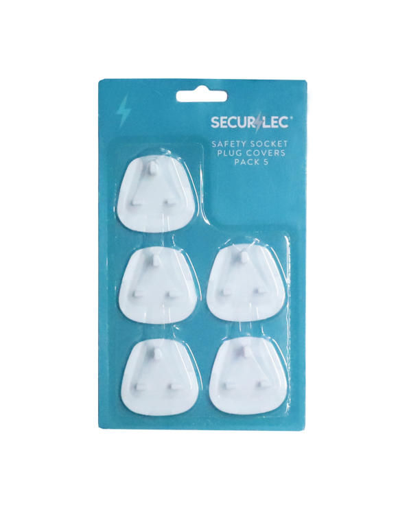 Securlec Safety Socket Plug Covers Pack 5