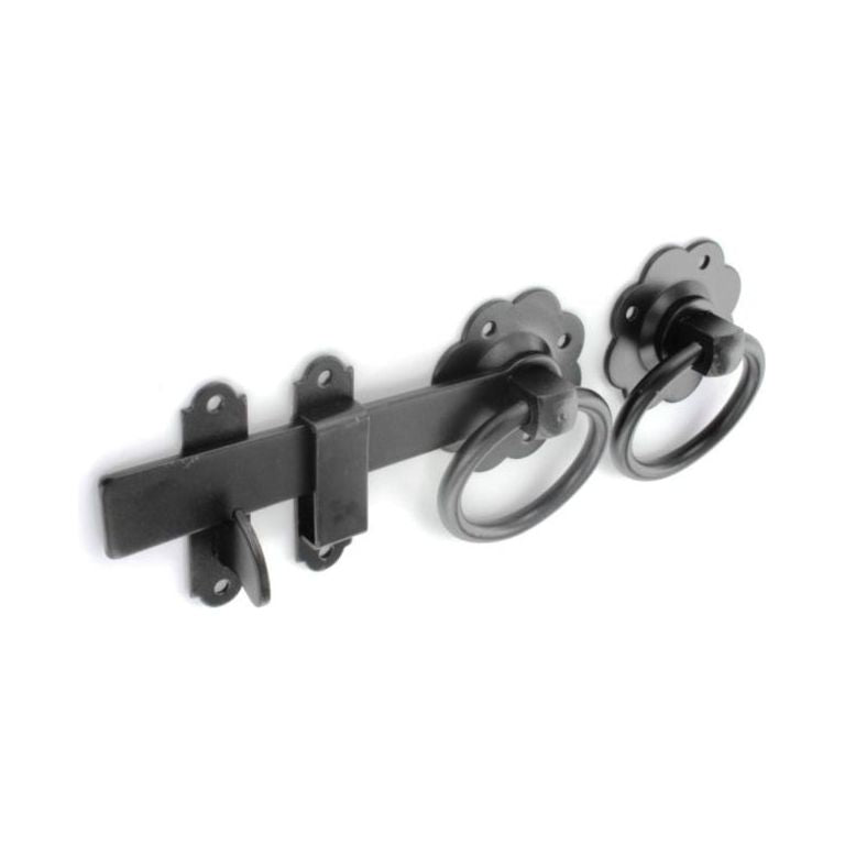 Securit Ring Gate Latch Black