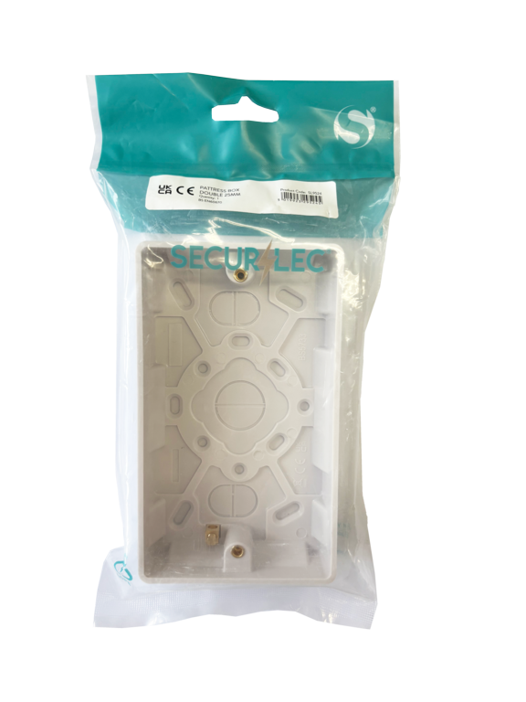 Securlec Double Pattress Box 25mm