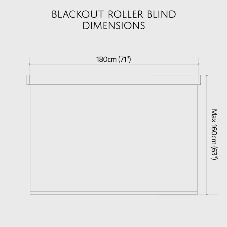 RENAISSANCE Blackout Roller Blind White
