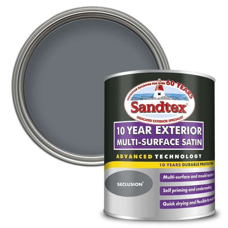 Sandtex 10 Year Exterior Multi Surface Satin 750ml