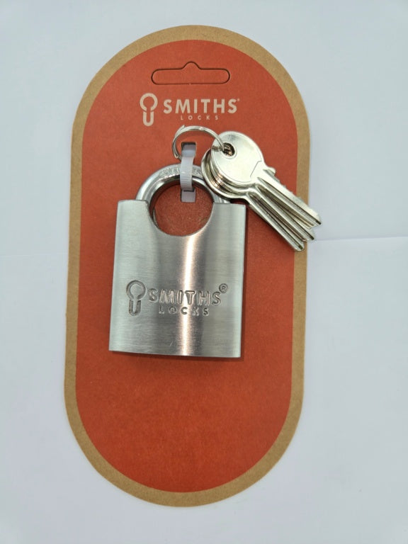 Smiths Locks Stainless Steel Padlock Close Shackle 50mm