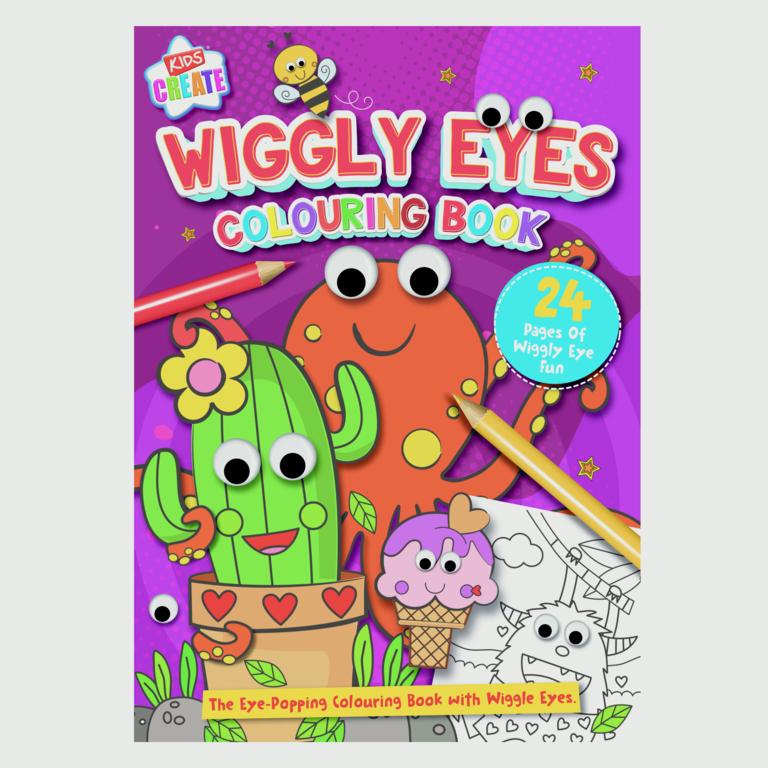 I G Design Wiggly Eye Colouring Book