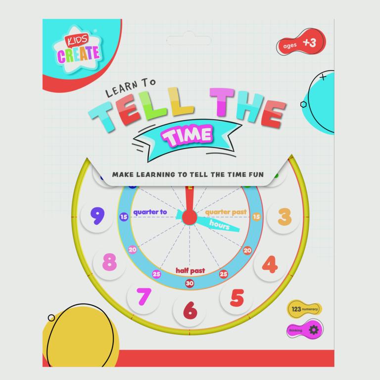 I G Design Act Learn To Tell The Time Clock