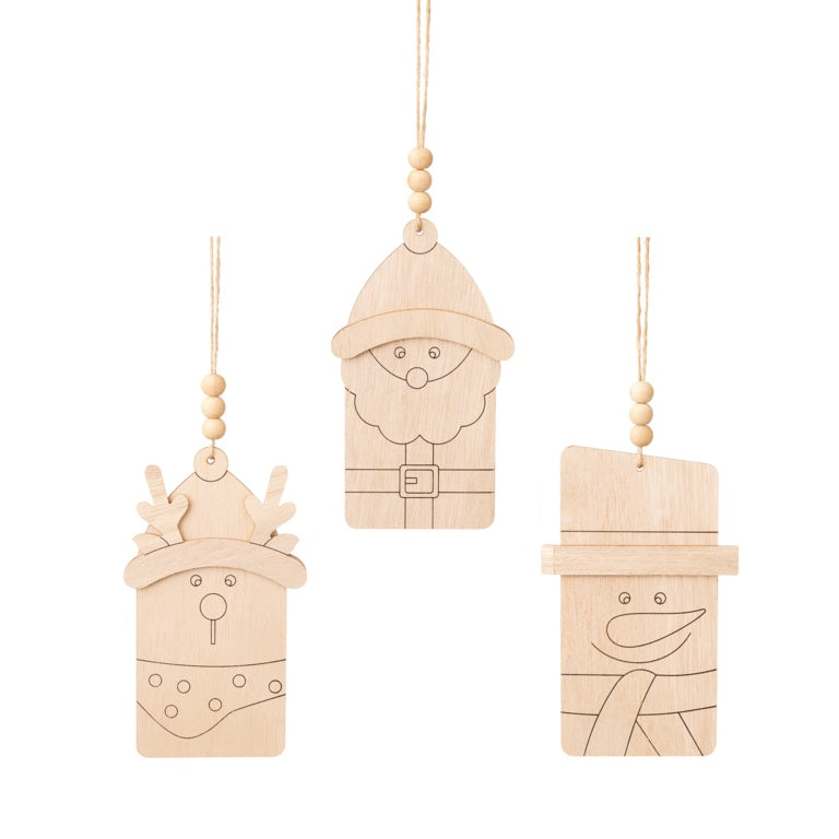Premier Colour Your Own Christmas Character 15cm