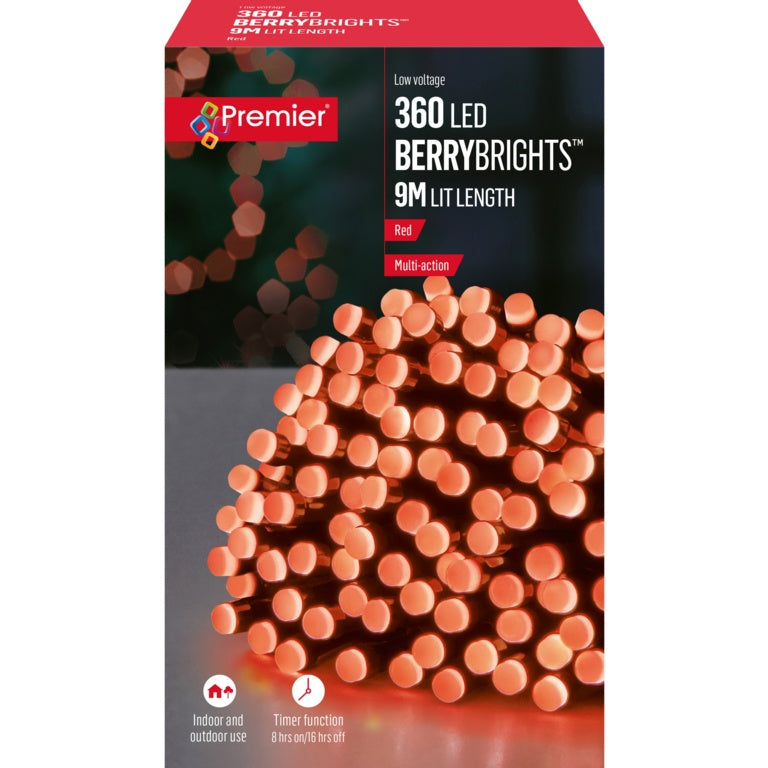 Premier Multi Action 360 LED Berrybrights Red
