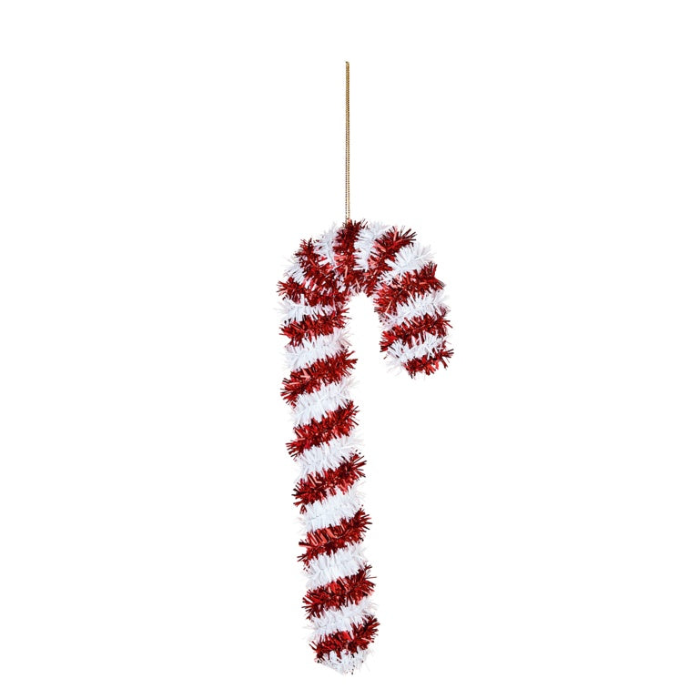 Premier Tinsel Candy Cane 20cm