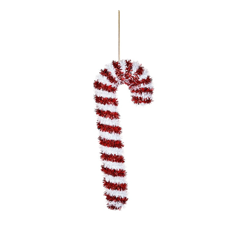Premier Tinsel Candy Cane 26cm